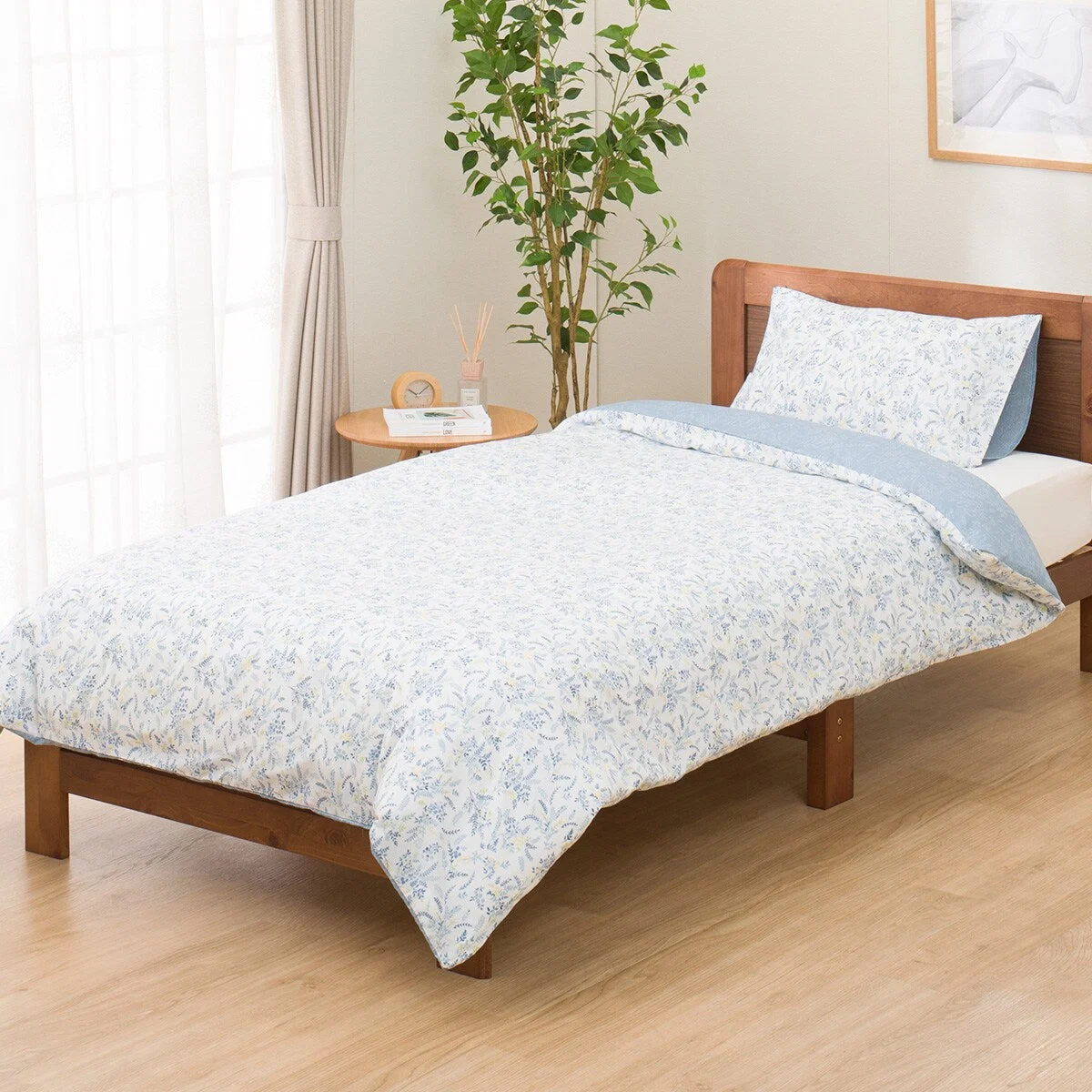 Authentic COMFORTER COVER PT51 FLOWER PATTERN BL S Optimized