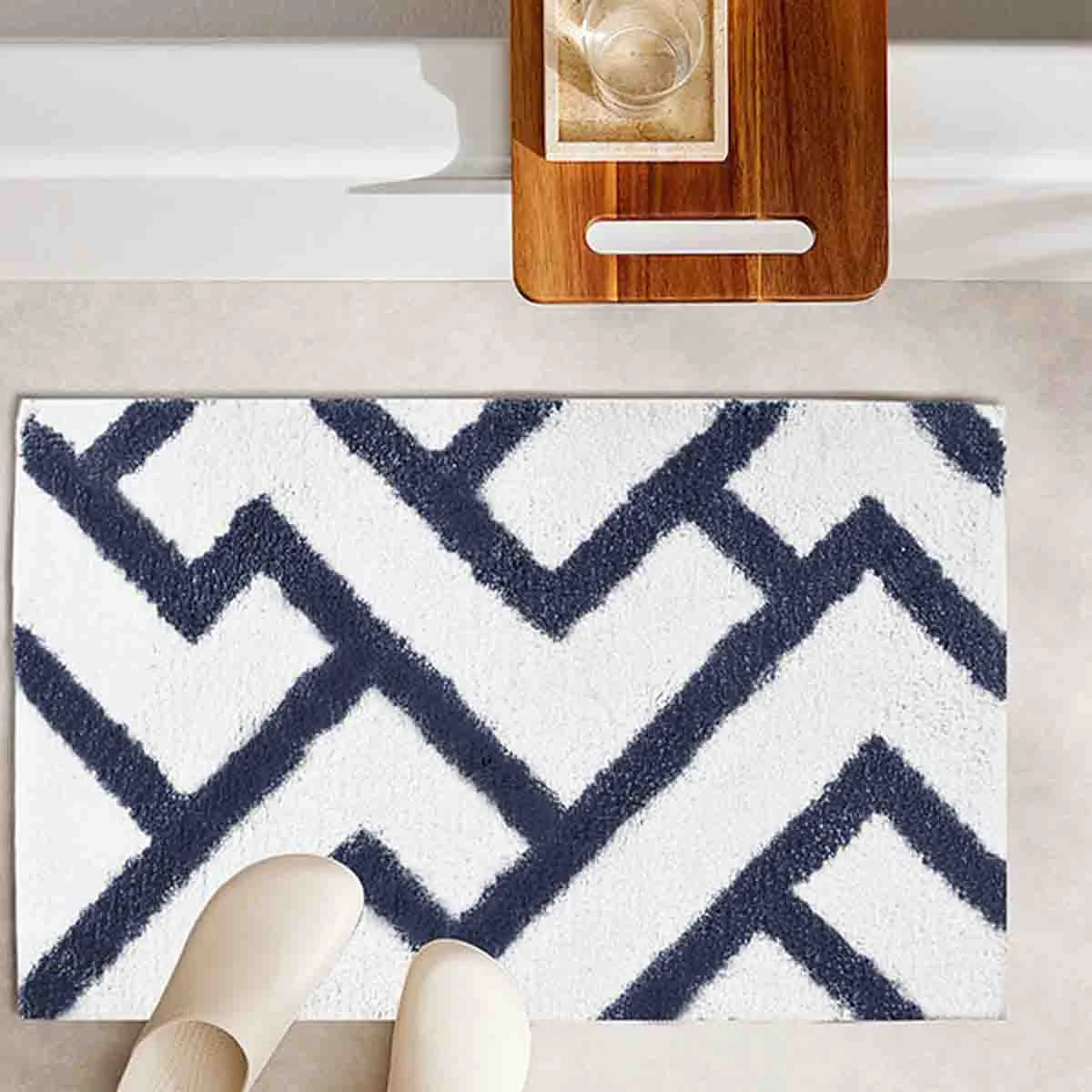 World-Class SPA – Zigzag Bathmat User-Friendly