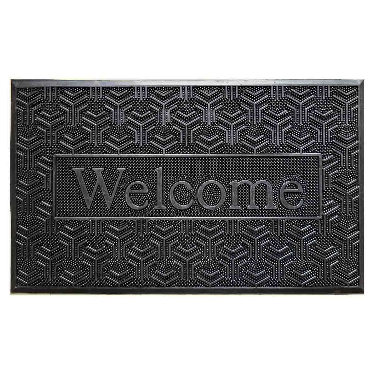 Traditional Lauren Taylor – Rubber Welcome Mat Genuine