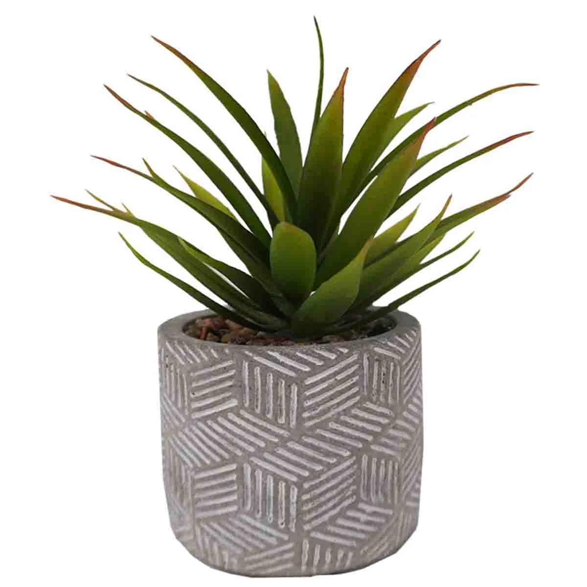 Green Lauren Taylor – Artificial Succulents in Grey Cement Pots Reliable
