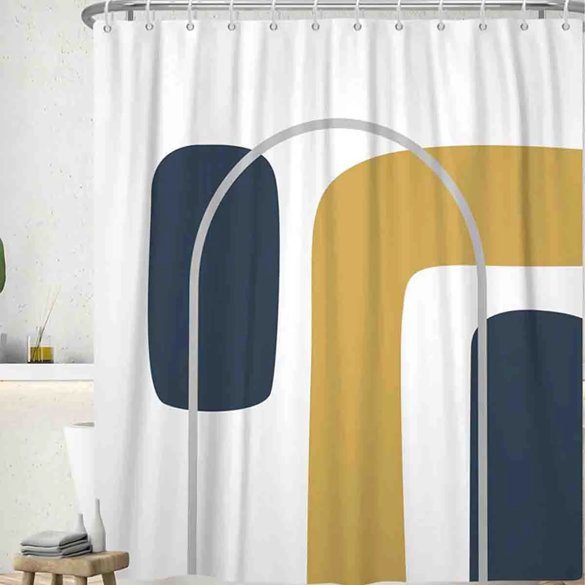Easy-to-Use SPA – Zen Shower Curtain Traditional
