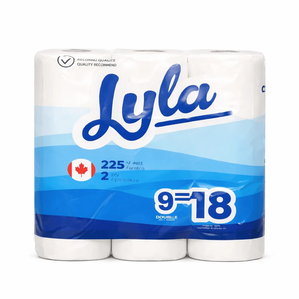 High-Performance Lyla 9 Double Roll Toilet Paper Flexible