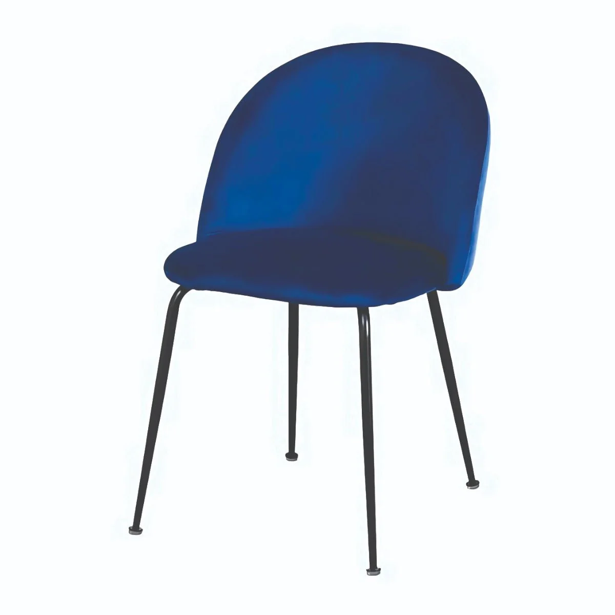 Healthy Atelier Du Nord – Dining Chair Velvet With Black Metal Leg Genuine