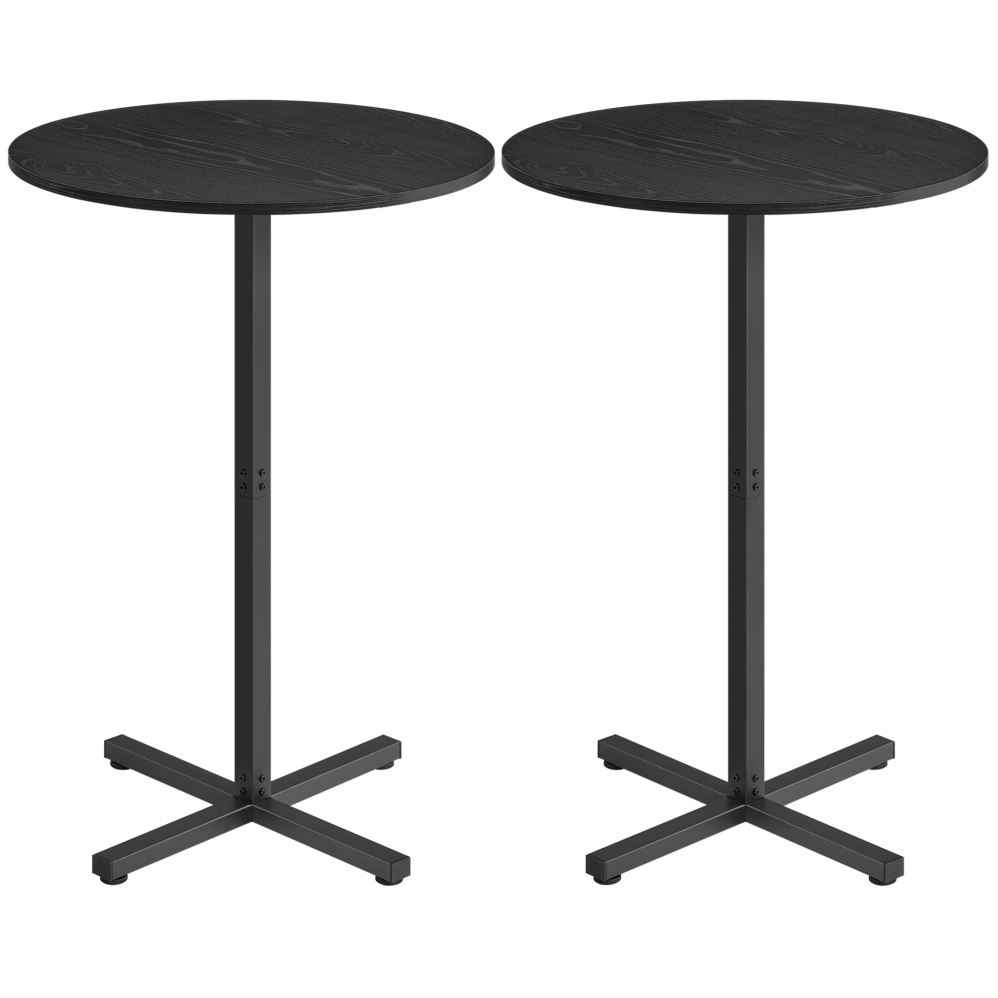 Official VASAGLE Round Cocktail Table Set of 2 Minimalist