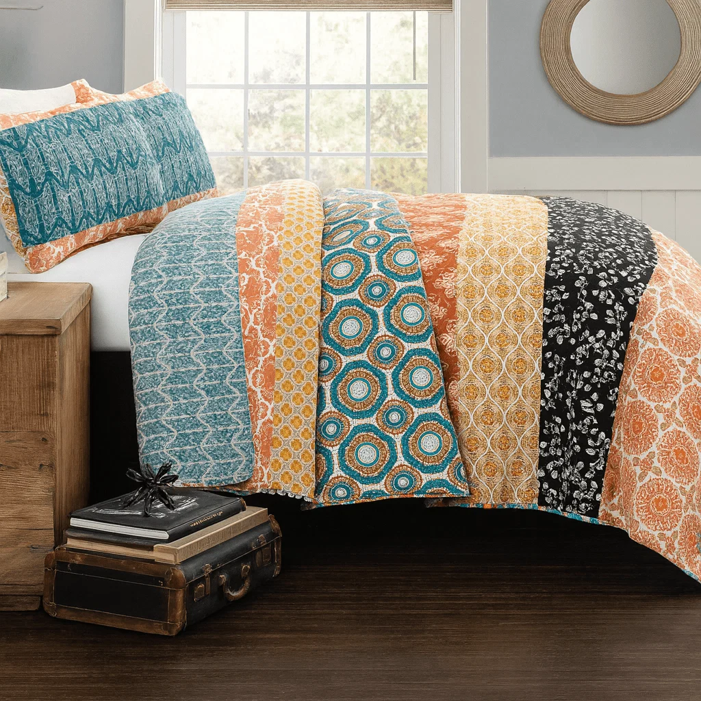 Casual 3 PCS Cotton Quilt Set BOHEMIAN Next-Generation