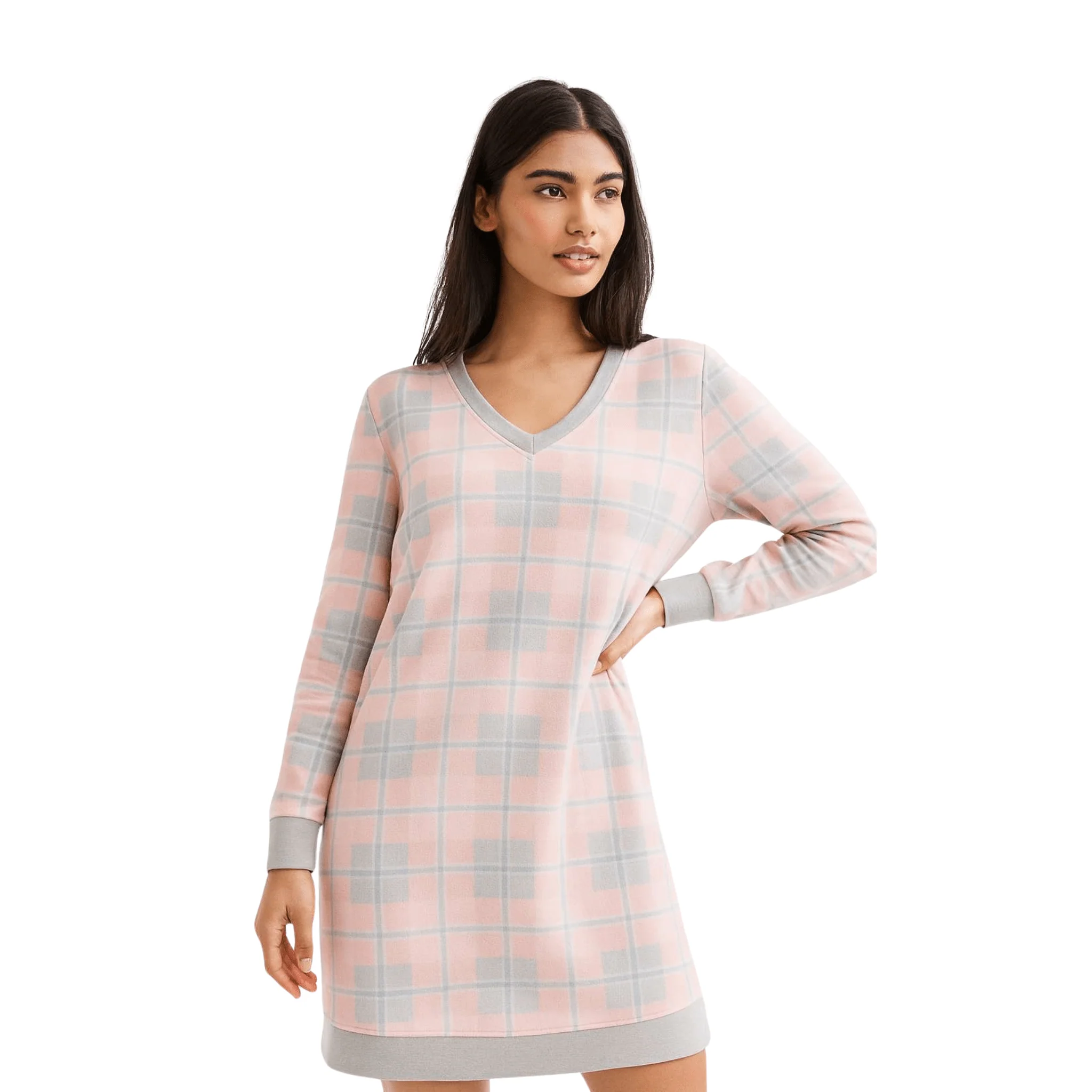 Certified Printed Knit Nightdress Exceptional