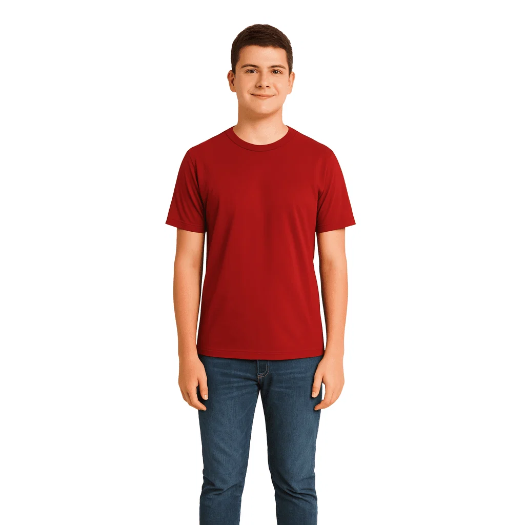 Breathable Boys Long-Sleeve Cotton T-Shirt 7 to 18 Crafted