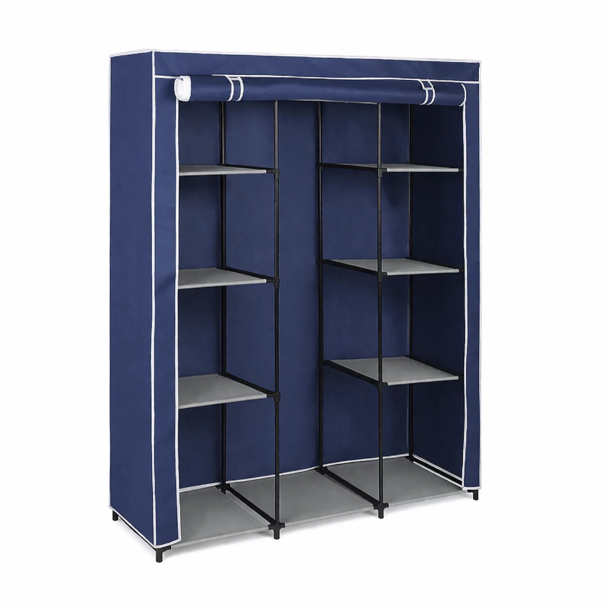 Enhanced Garment Wardrobe Organizer 129X45X169 CM Secure