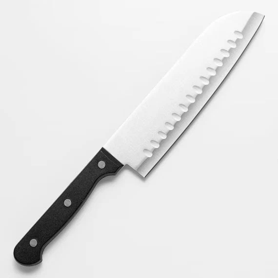 Durable 7 INCH SANTOKU KNIFE KY022 Breathable