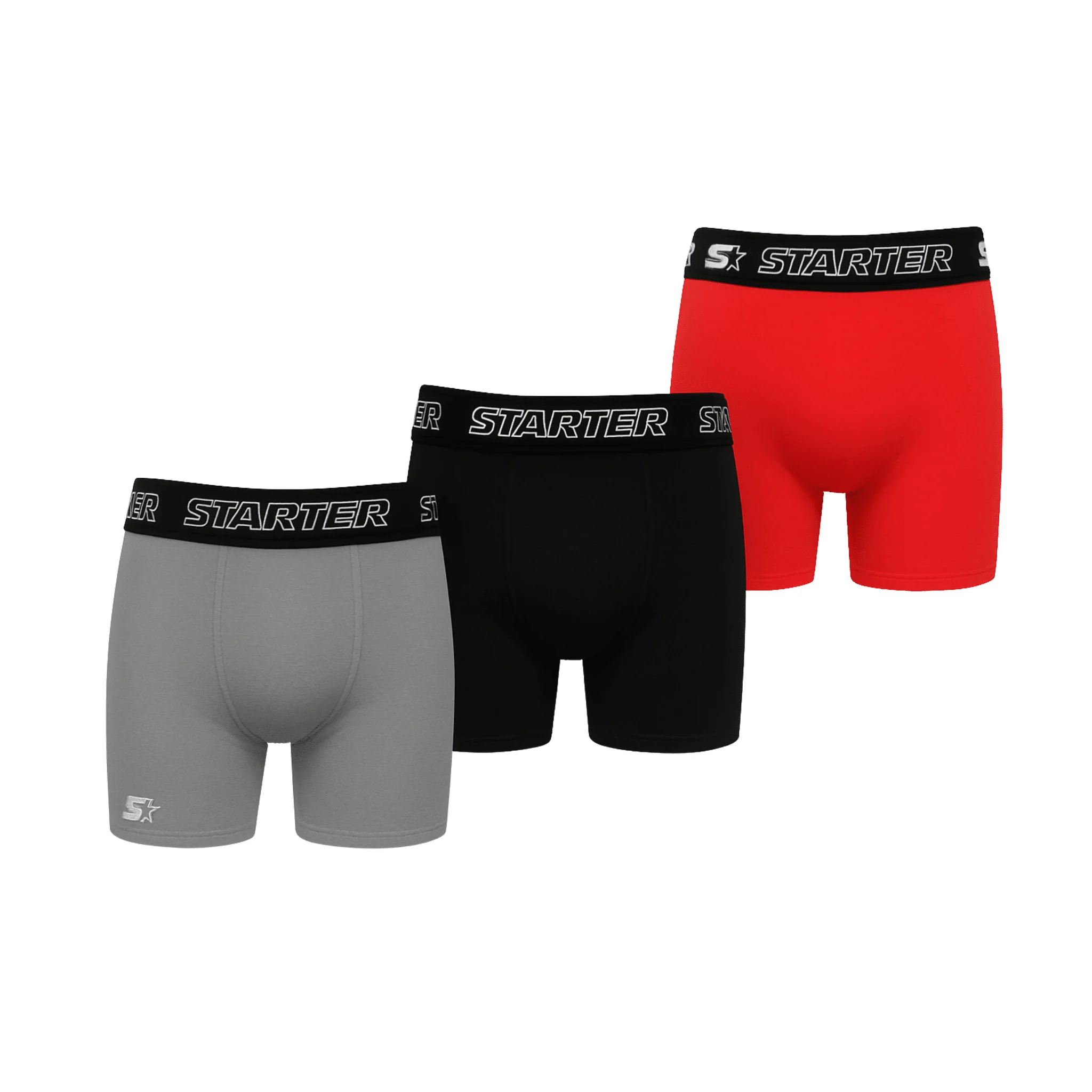 High-End Men s Boxer Briefs – 3-Pack Starter Essentials Trendy