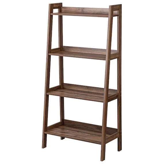 High-End WOOD LADDER SHELF 4TIER 62125 MB Original