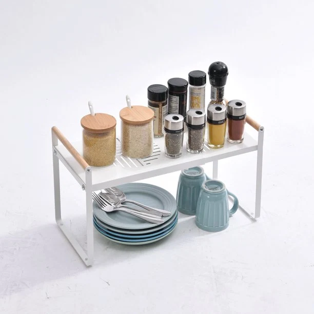 Carefully Designed Kingrack Expandable Cabinet Shelf Organizers Foldable Shelf Cabinet Organizers and Storage for Kitchen-WK810513 Organic