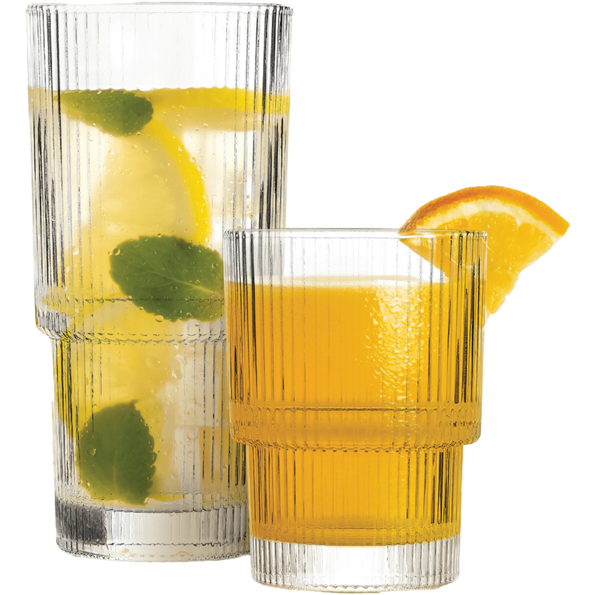 Outstanding SARAH Drinking Glasses – 8 pack Eco-Friendly