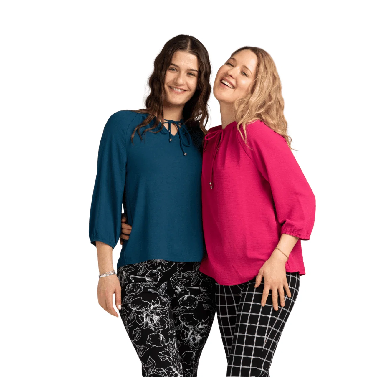 Exceptional Assorted Long-Sleeve Blouses with Tie Neck – Mixed Styles Sustainable