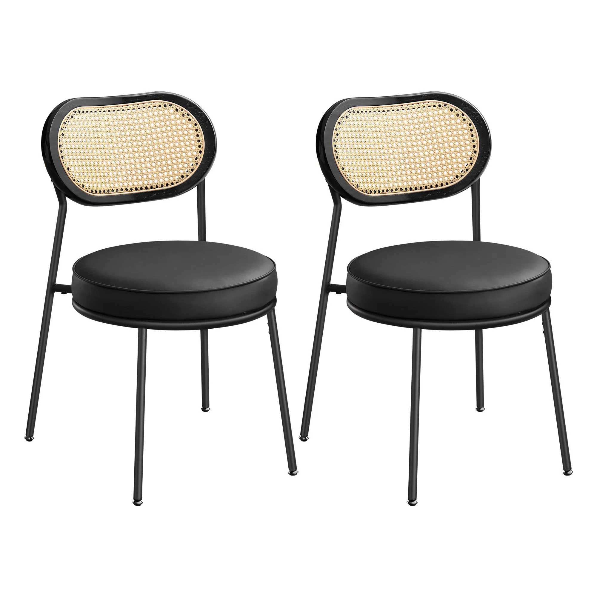 Innovative VASAGLE Dining Chairs Set of 2 Accent Chair Fine