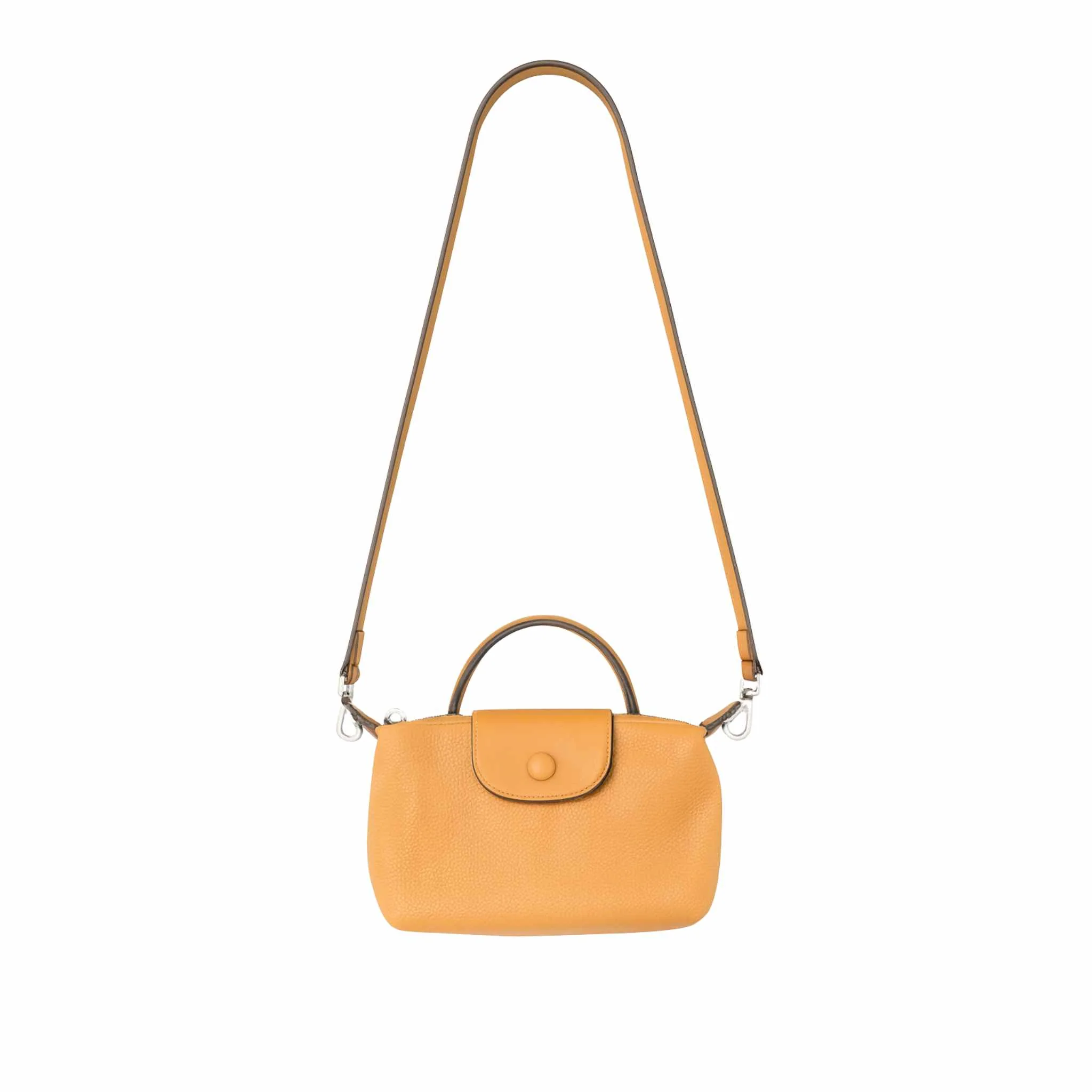 High-Quality Compact Faux Leather Crossbody Bag Pure
