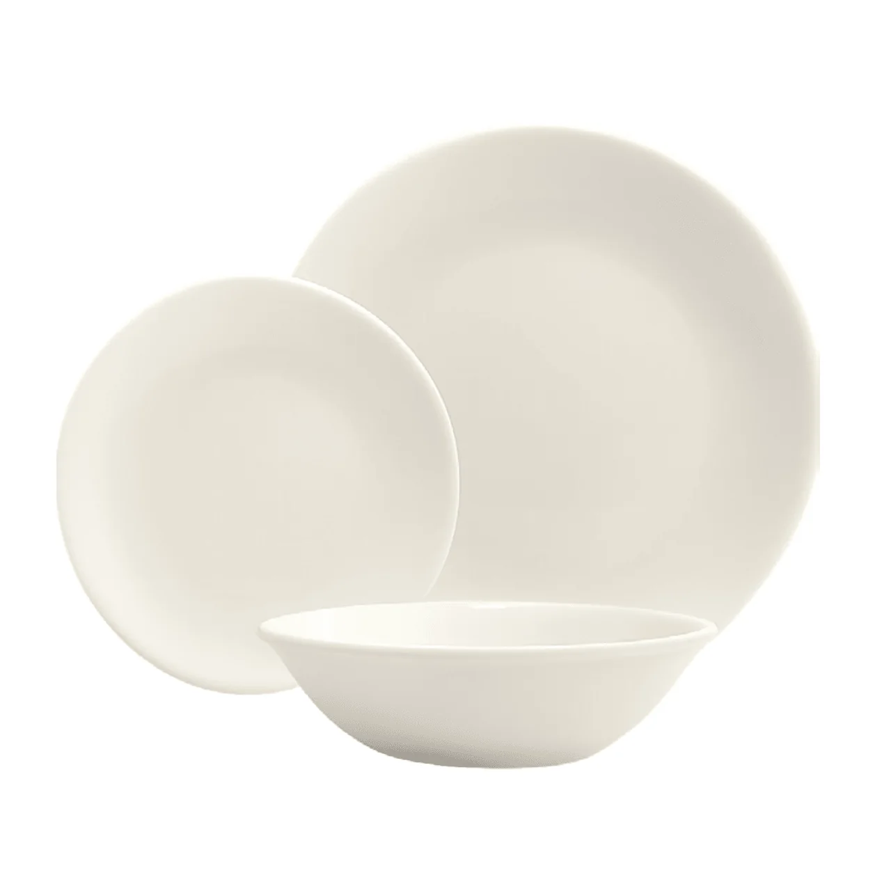 Consistent White Ceramic Dinnerware Set Trendy