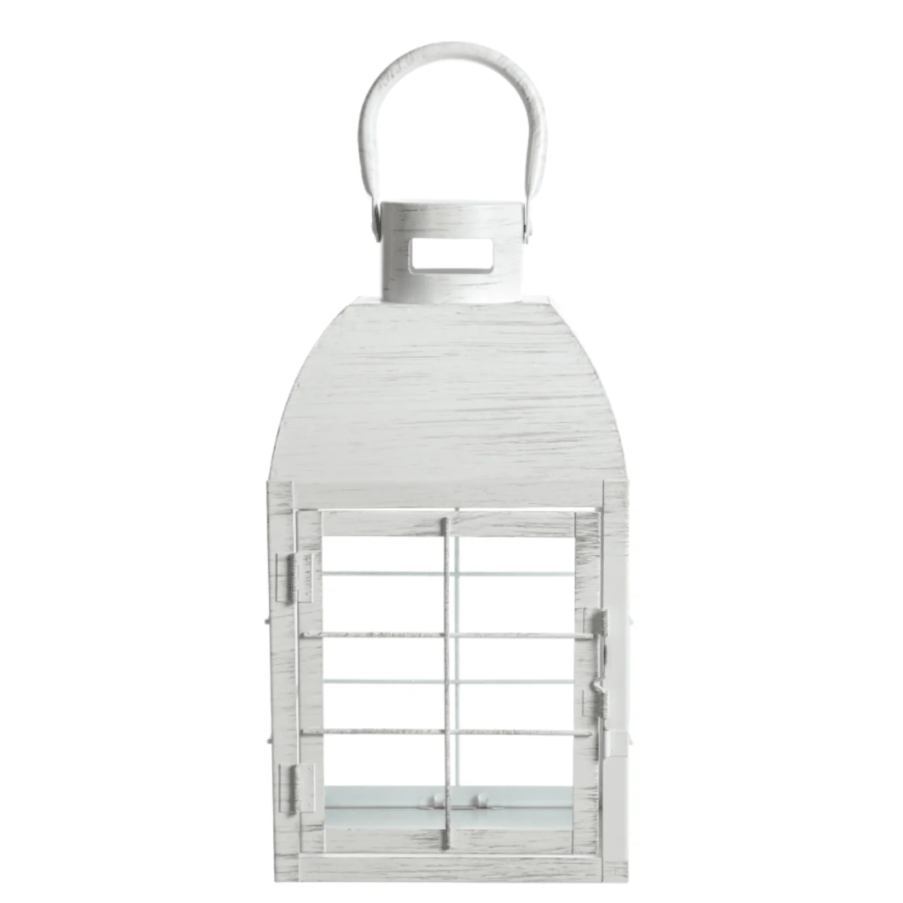 Excellent White Iron Lantern Secure
