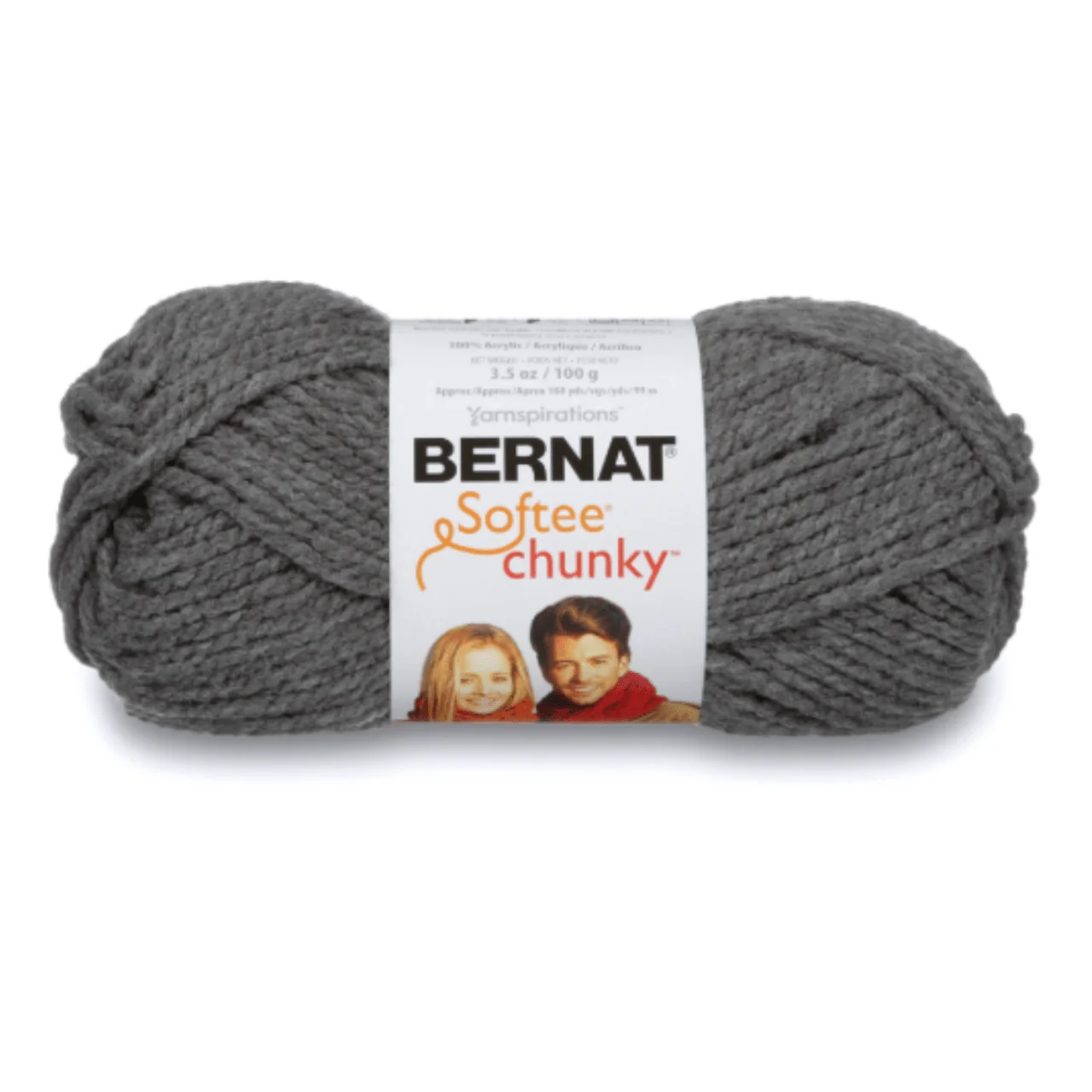 Superior Bernat Softee Chunky Yarn – True Grey Organic