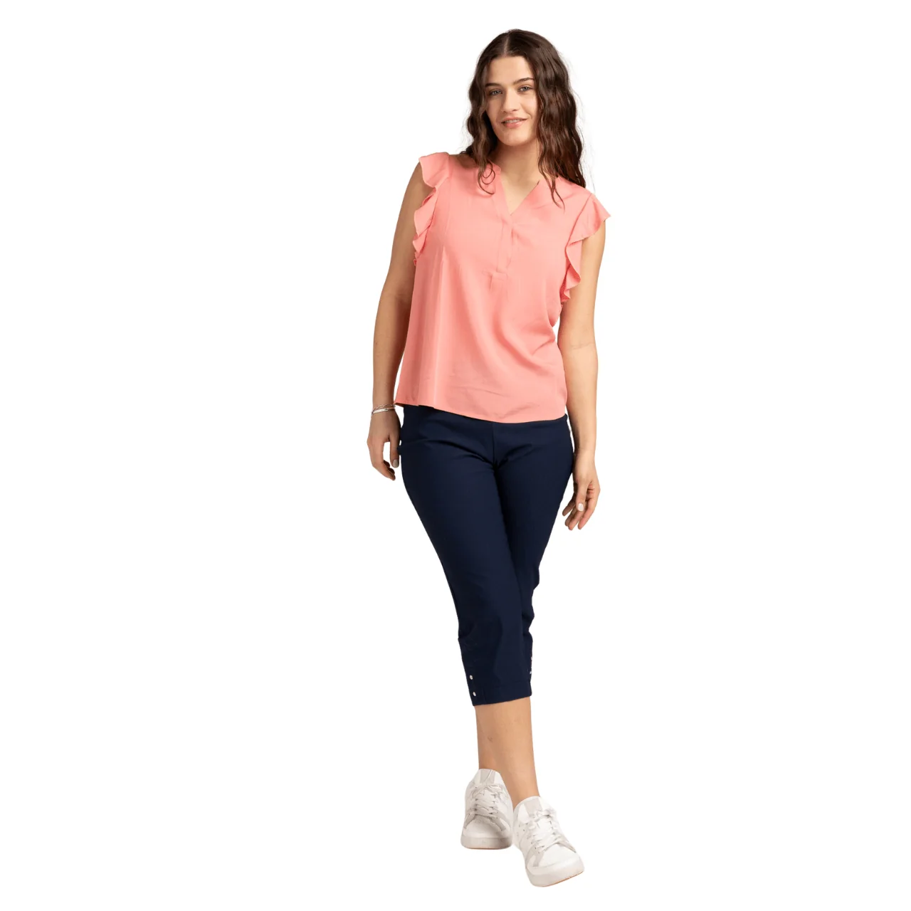 Proven Stretch Pull-On Capri Pants Elegant