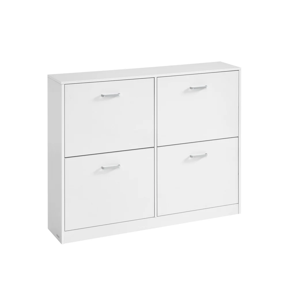 Soft VASAGLE Kailyn Collection – Shoe Cabinet with 4 Flip Doors Luxury