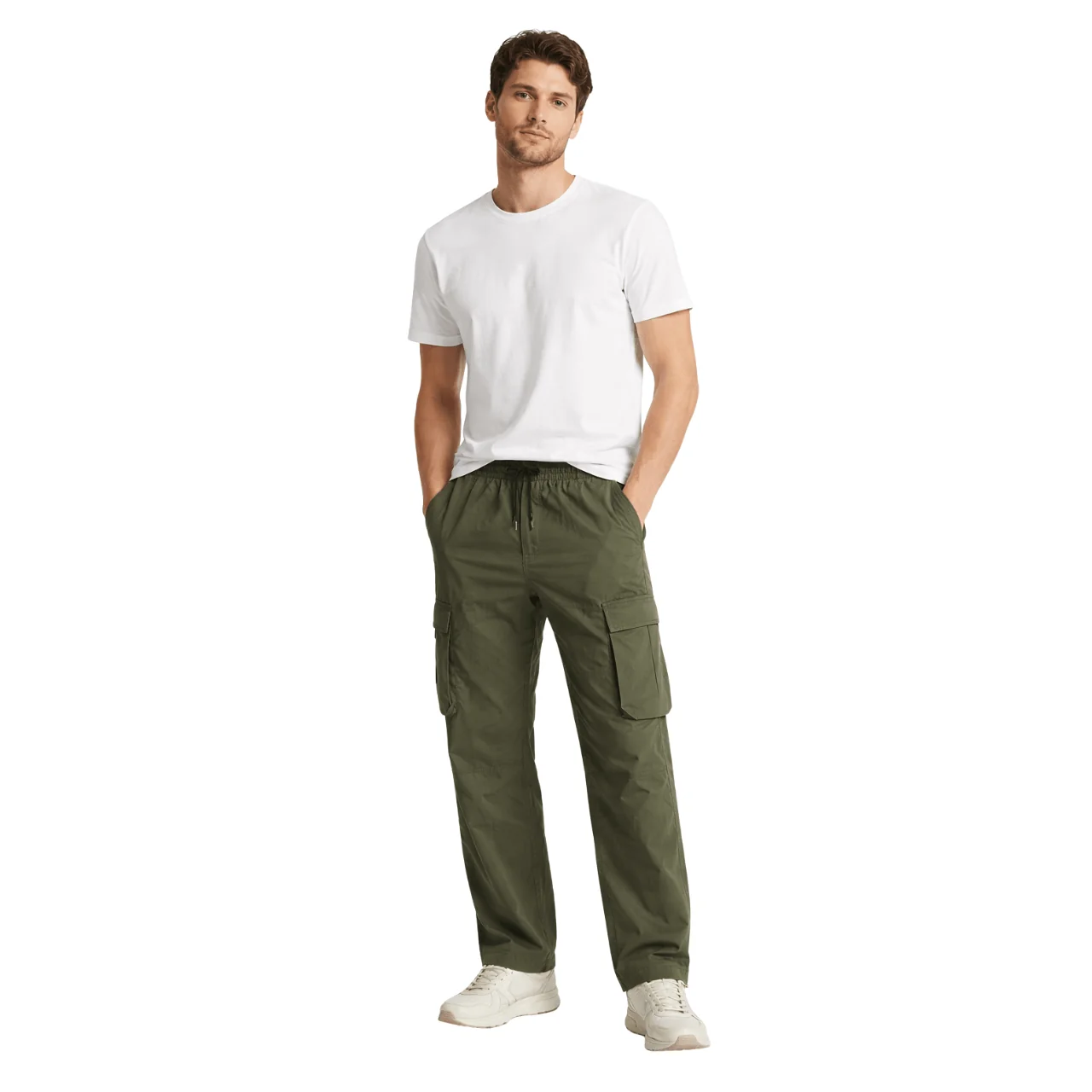 Official Relaxed Utility Drawstring Pants Solid