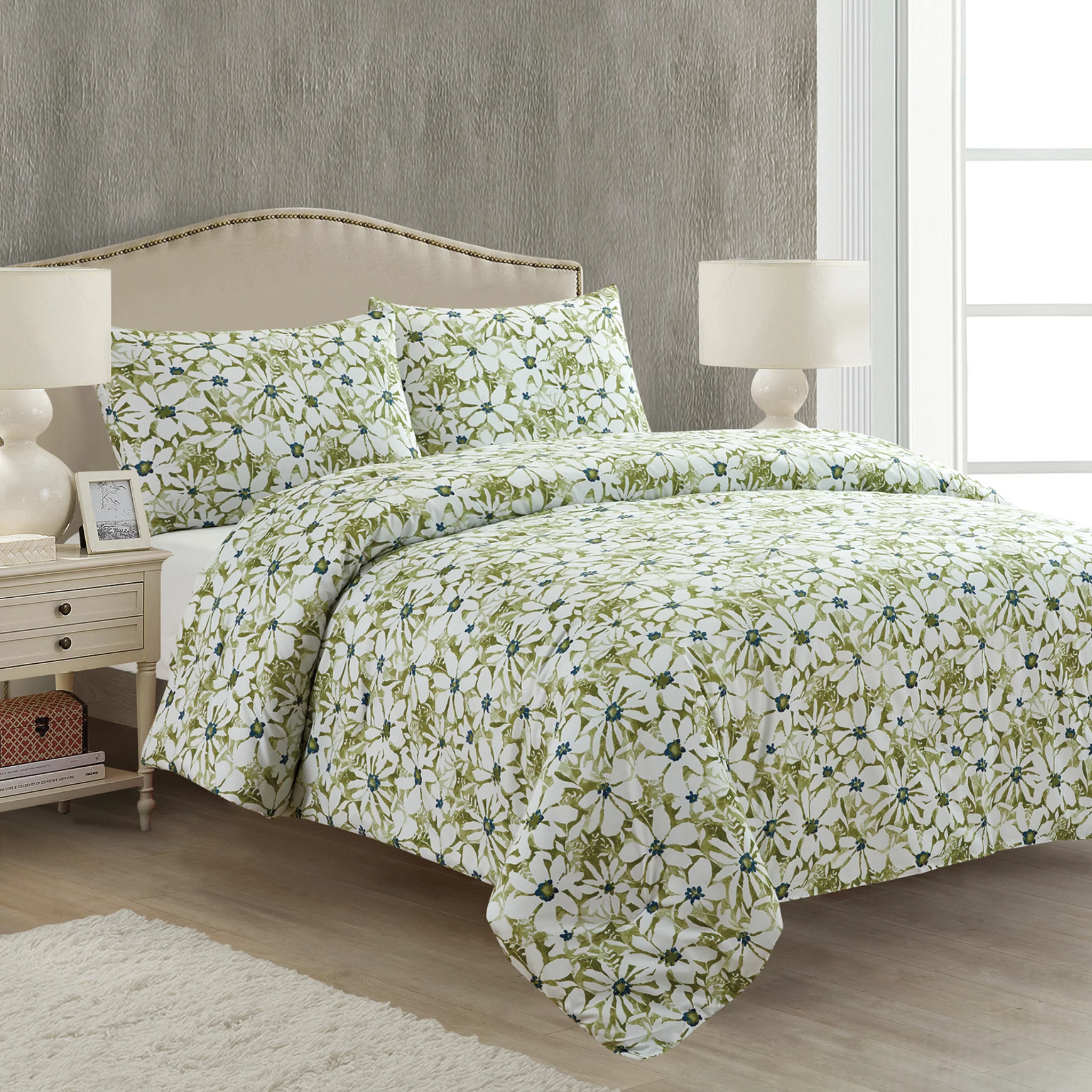 Casual NOLA Floral 3-Piece Comforter Set Effective