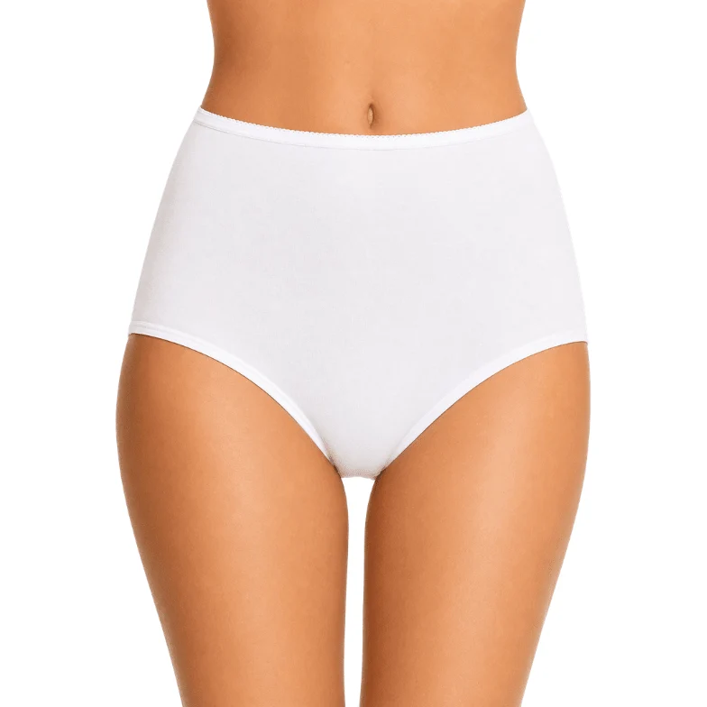Fine Satin High-Cut Briefs Elegant