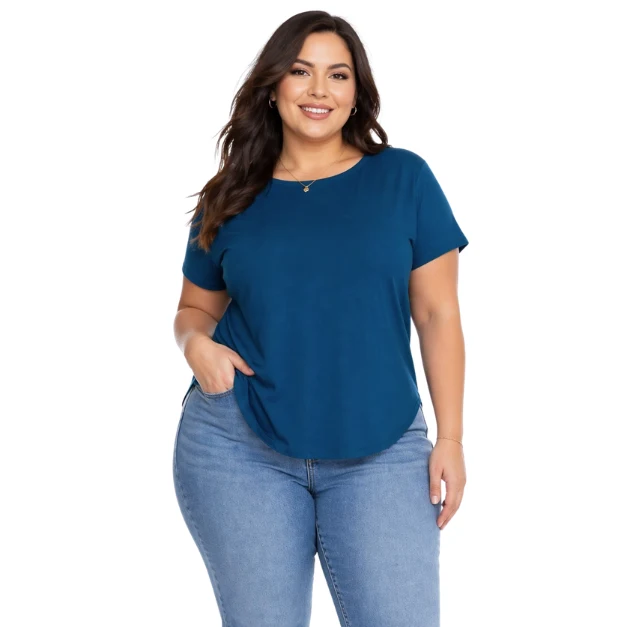 Clean Plus Short Sleeve Crew Neck Tee High-End