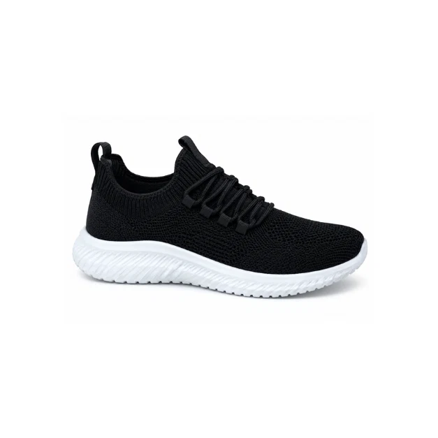 Next-Generation Lace-Up Knit Running Shoes Functional