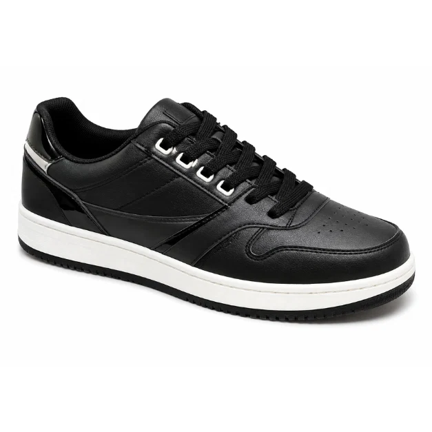 Classic Men s Lace-Up Court Sneakers High-Grade