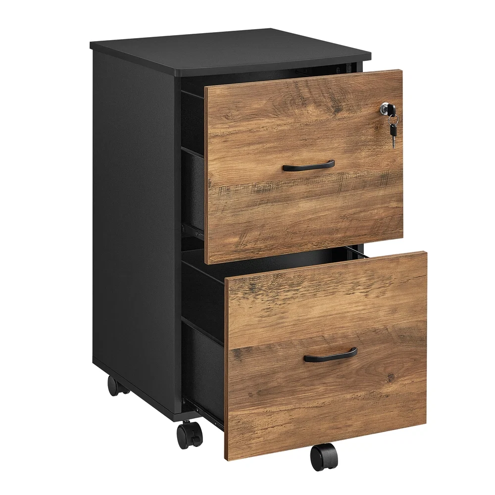 Flexible VASAGLE 2-Drawer Locking file cabinet with drawers for home office Responsible
