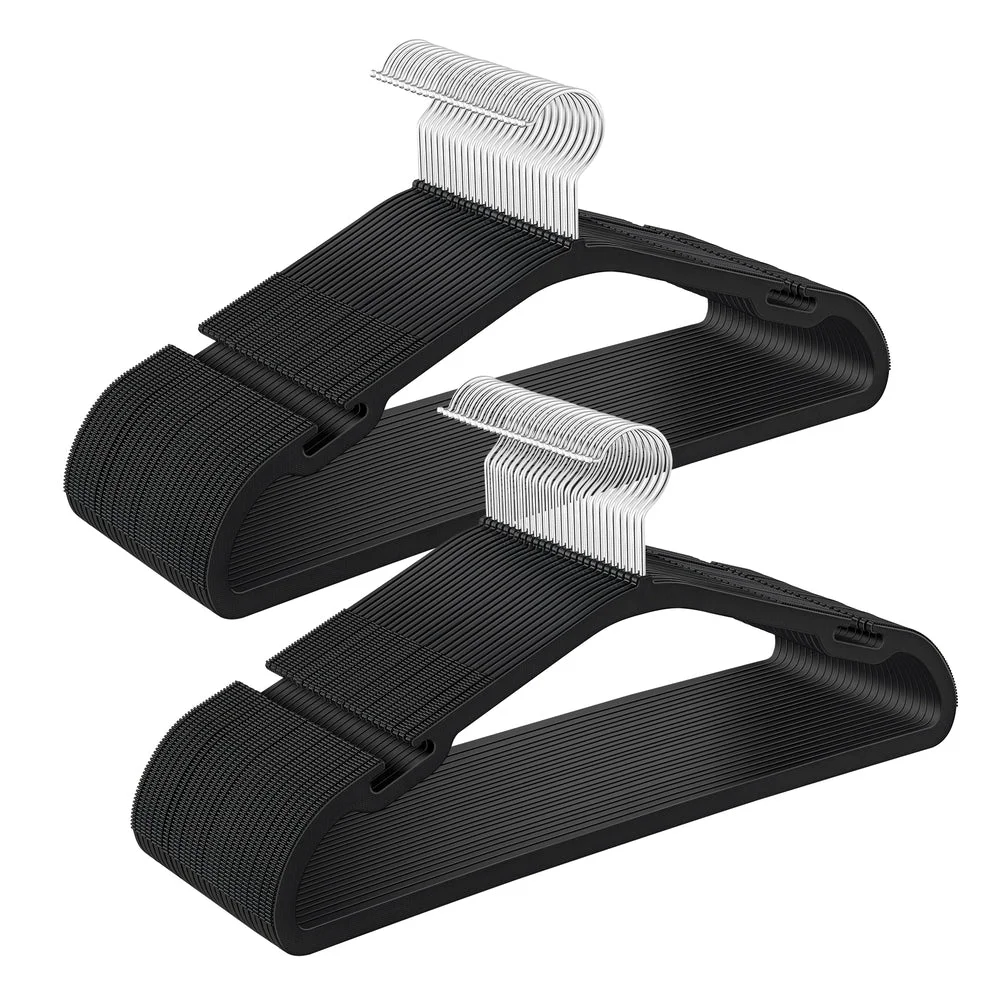 Smooth SONGMICS Clothes Hangers 50 Pack with Wide Shoulder Notches Minimalist