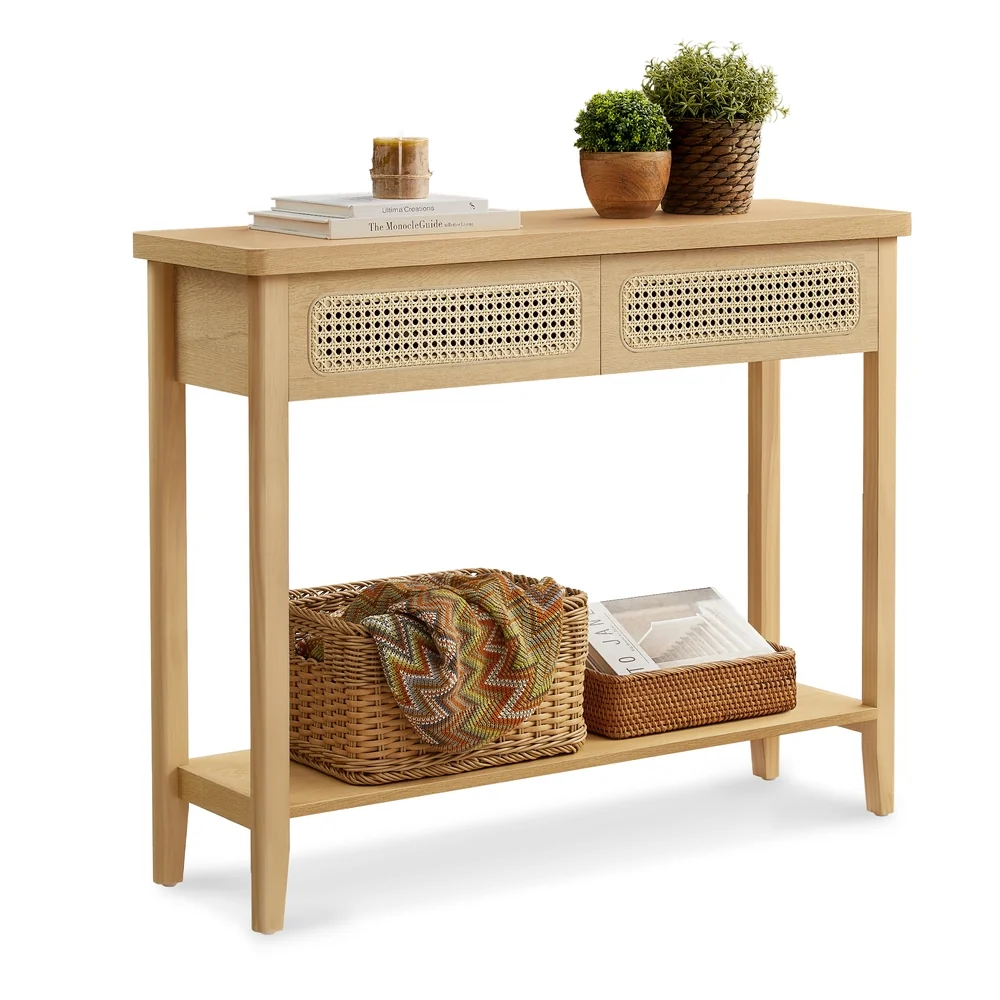 Outstanding VASAGLE Console Table with Drawers and Shelf Convenient