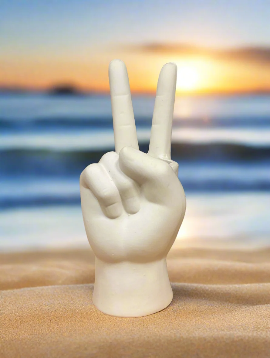 Specialty PEACE SIGN PLANTER Recyclable