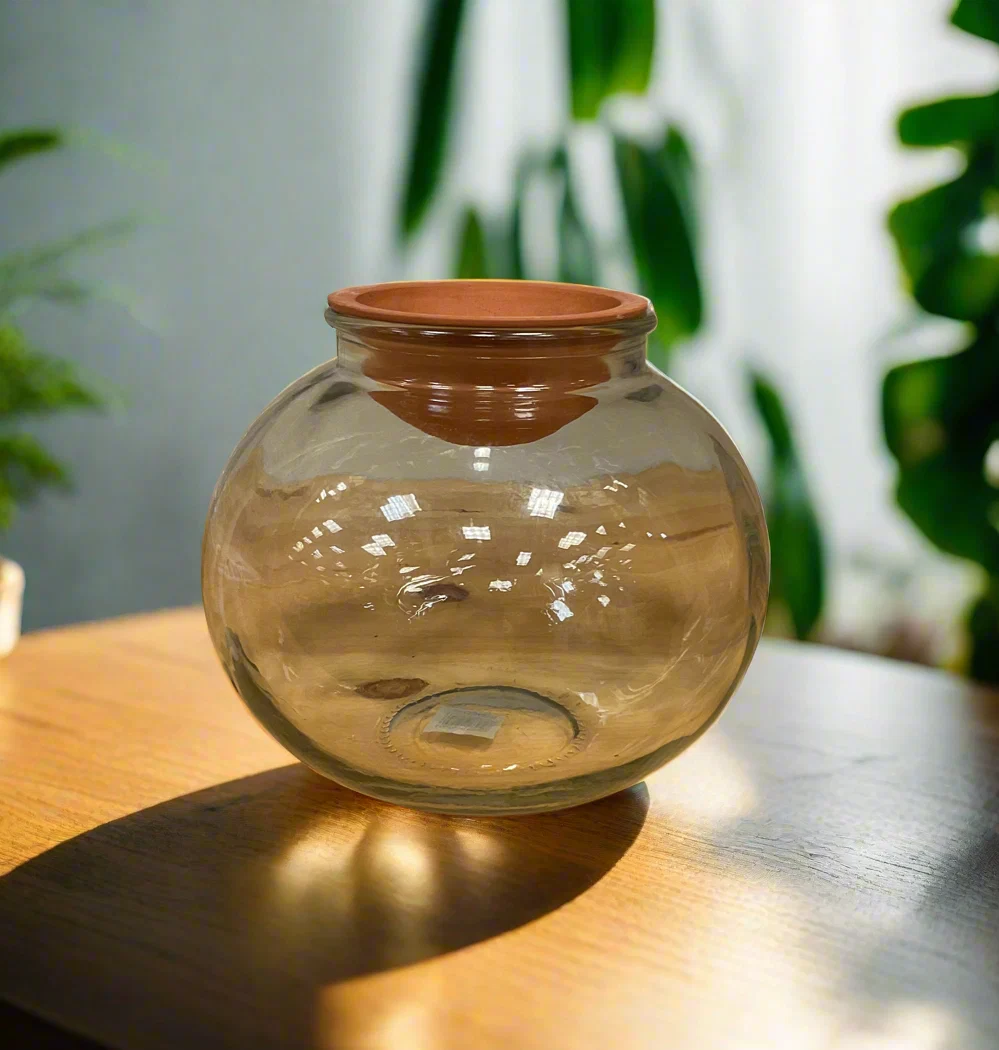 Natural BUBBLE BALL PLANTER 8 quot Sustainable