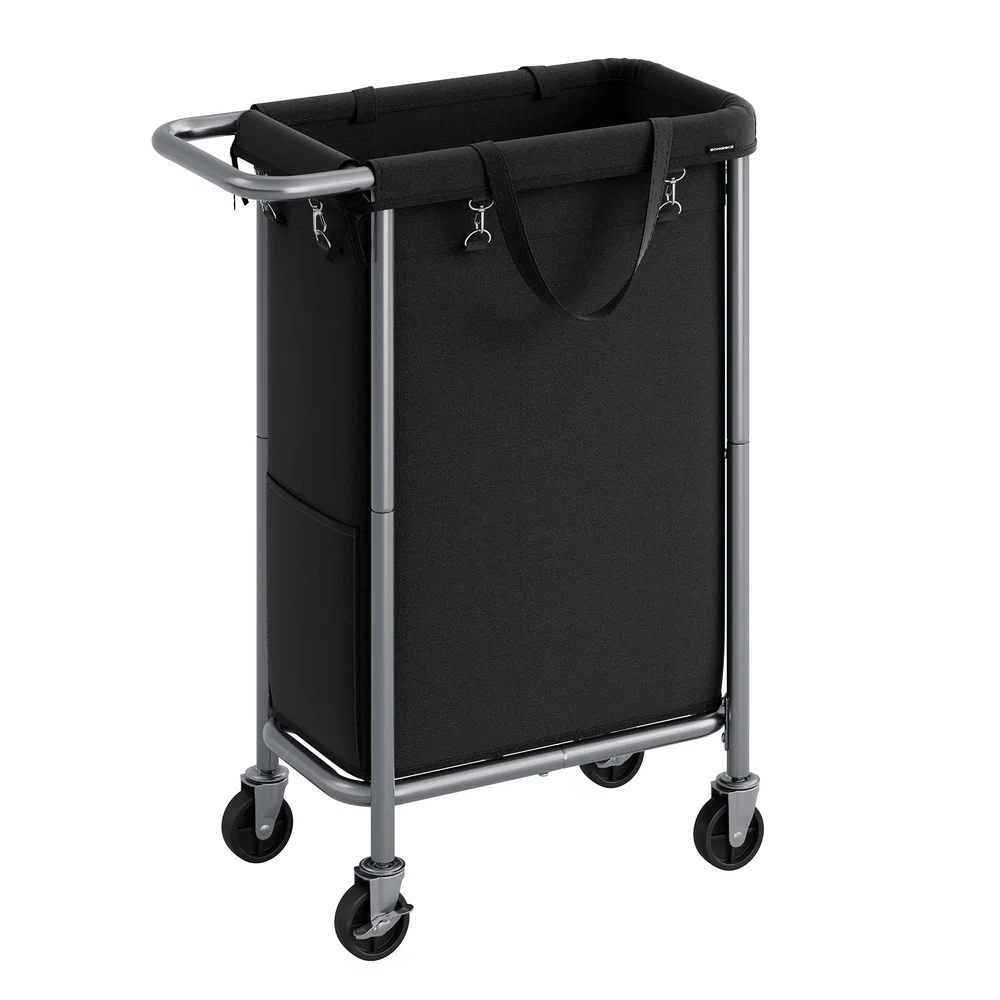 Sustainable SONGMICS Laundry Basket with Wheels with Removable Liner and Handle Proven