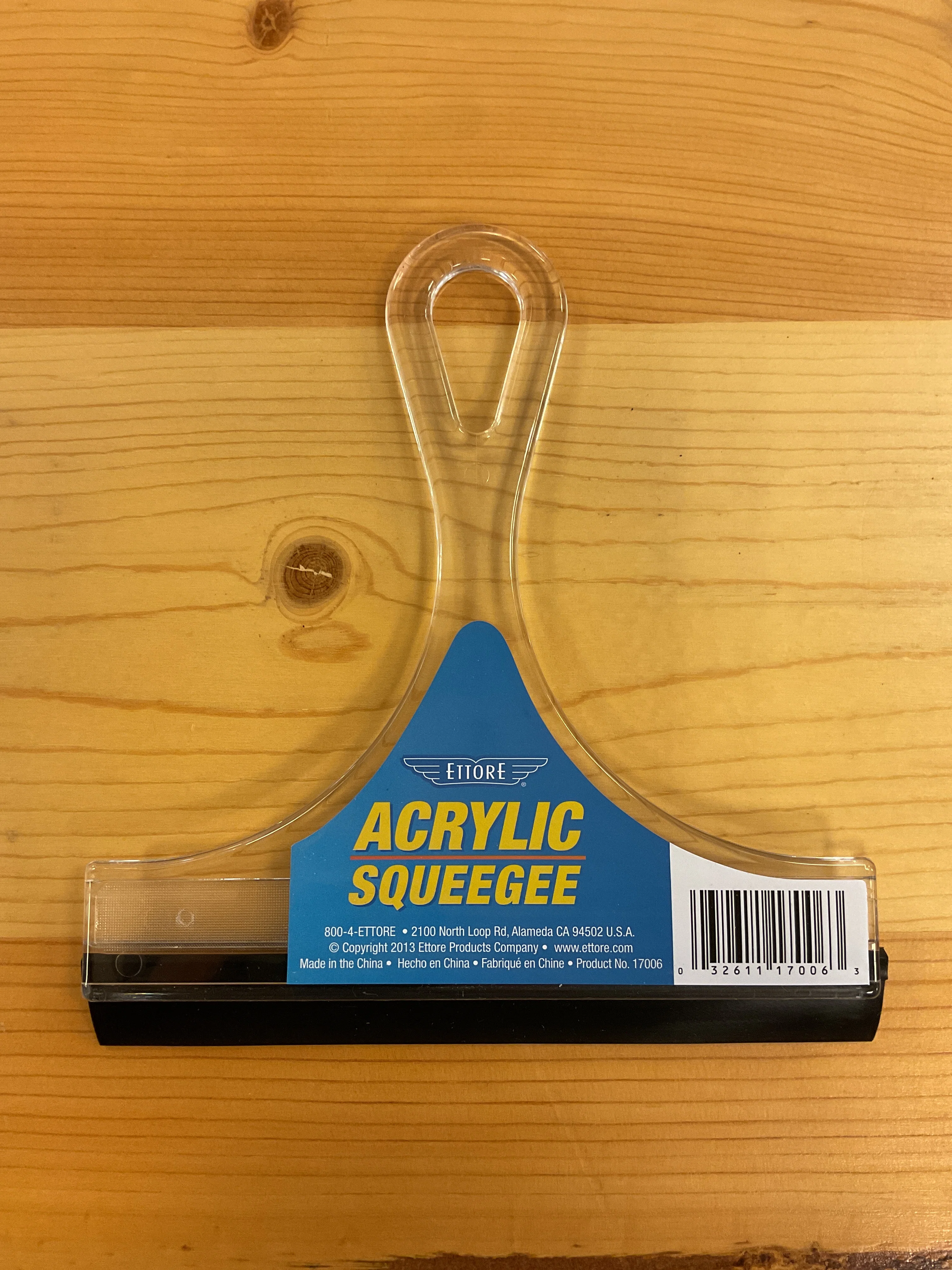 Refined SQUEEGEE ACRYLIC 6 quot ETTORE Superior
