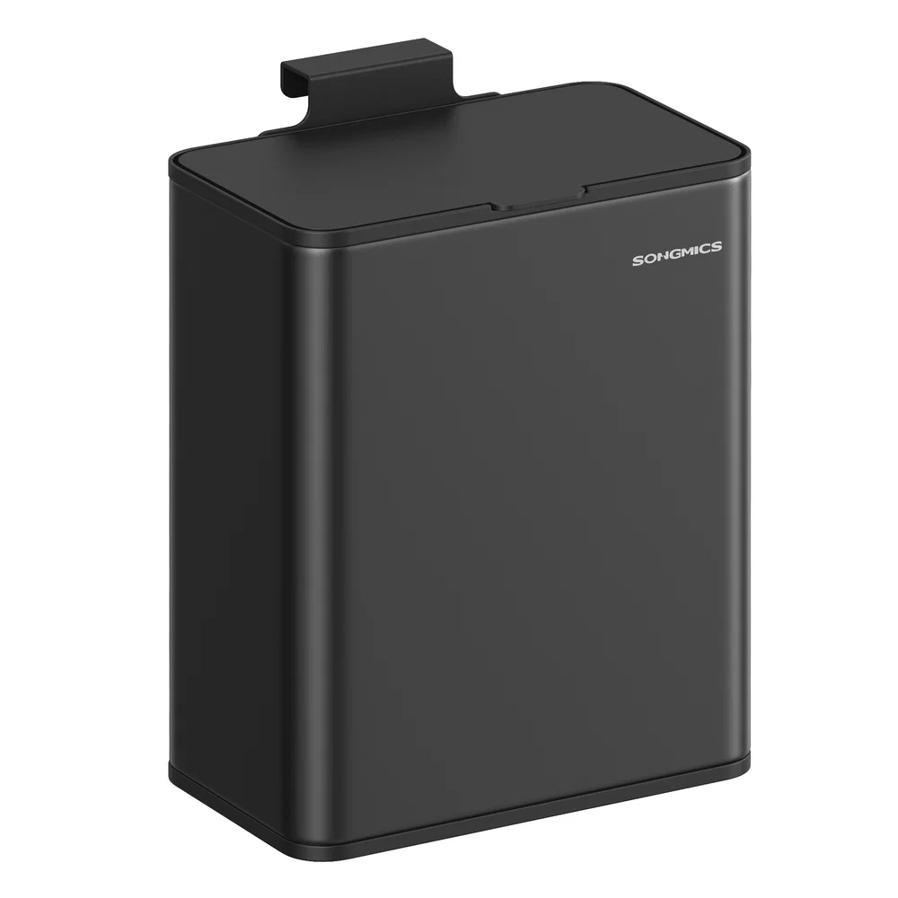 Stylish SONGMICS Hanging Trash Can Pure