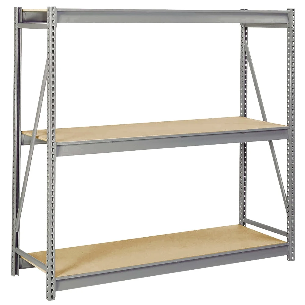 Detailed 96 quot w x 72 quot h Bulk Storage Racks with Particle Board Decking Optimized