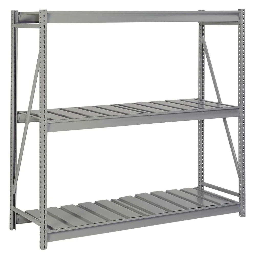 Fashionable 96 quot w x 72 quot h Bulk Storage Racks with Ribbed Decking Certified