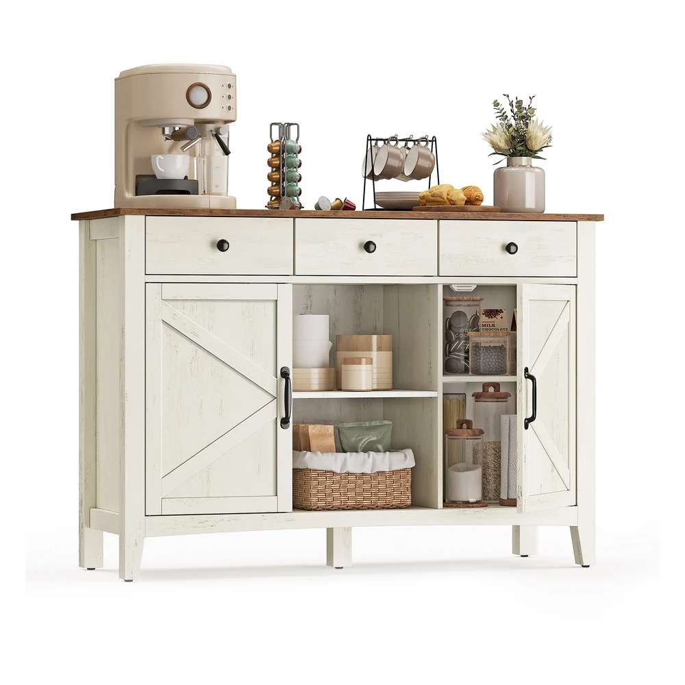 Official VASAGLE Liry Collection – Sideboard Buffet Cabinet with Storage Fashionable