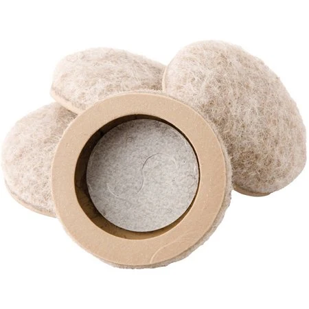 Fine SLIDERS FURN 1 quot FELT ADH OAT 4PK Genuine
