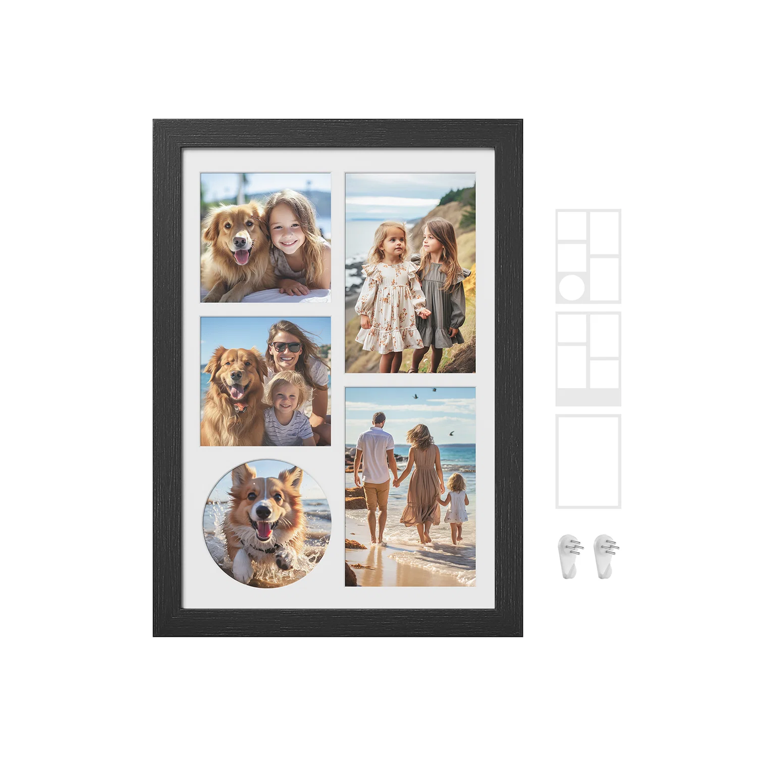 Outstanding SONGMICS A4 Picture Frame with Mats for Wall Decor Clean
