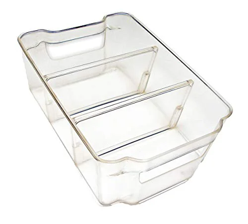 Smart FRIDGE BIN W DIVIDERS 3.75X7X10.75 Green