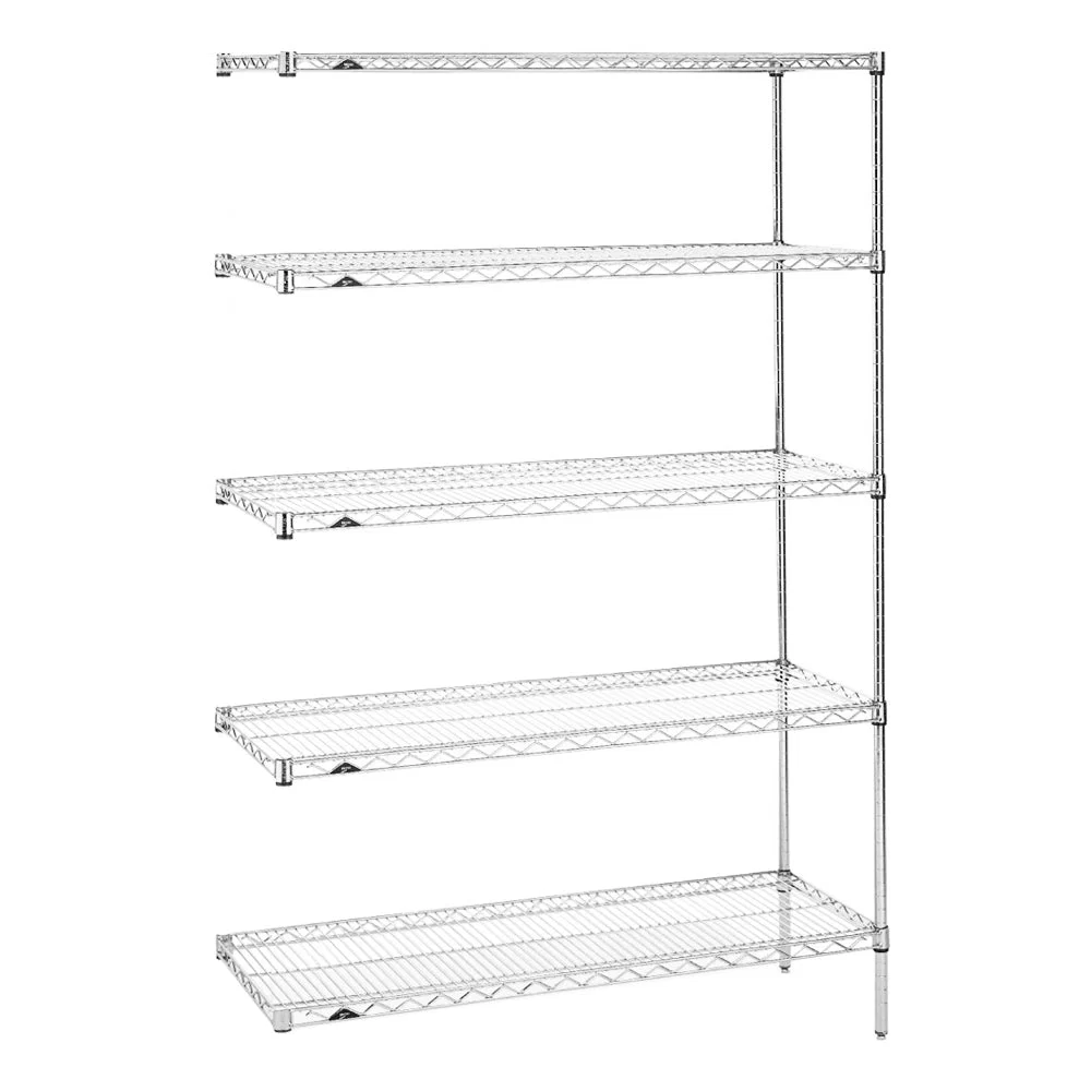 Certified 18 quot d x 74 quot h – Metro Super Erecta Stainless Steel 5-Shelf Add-On Units Quality