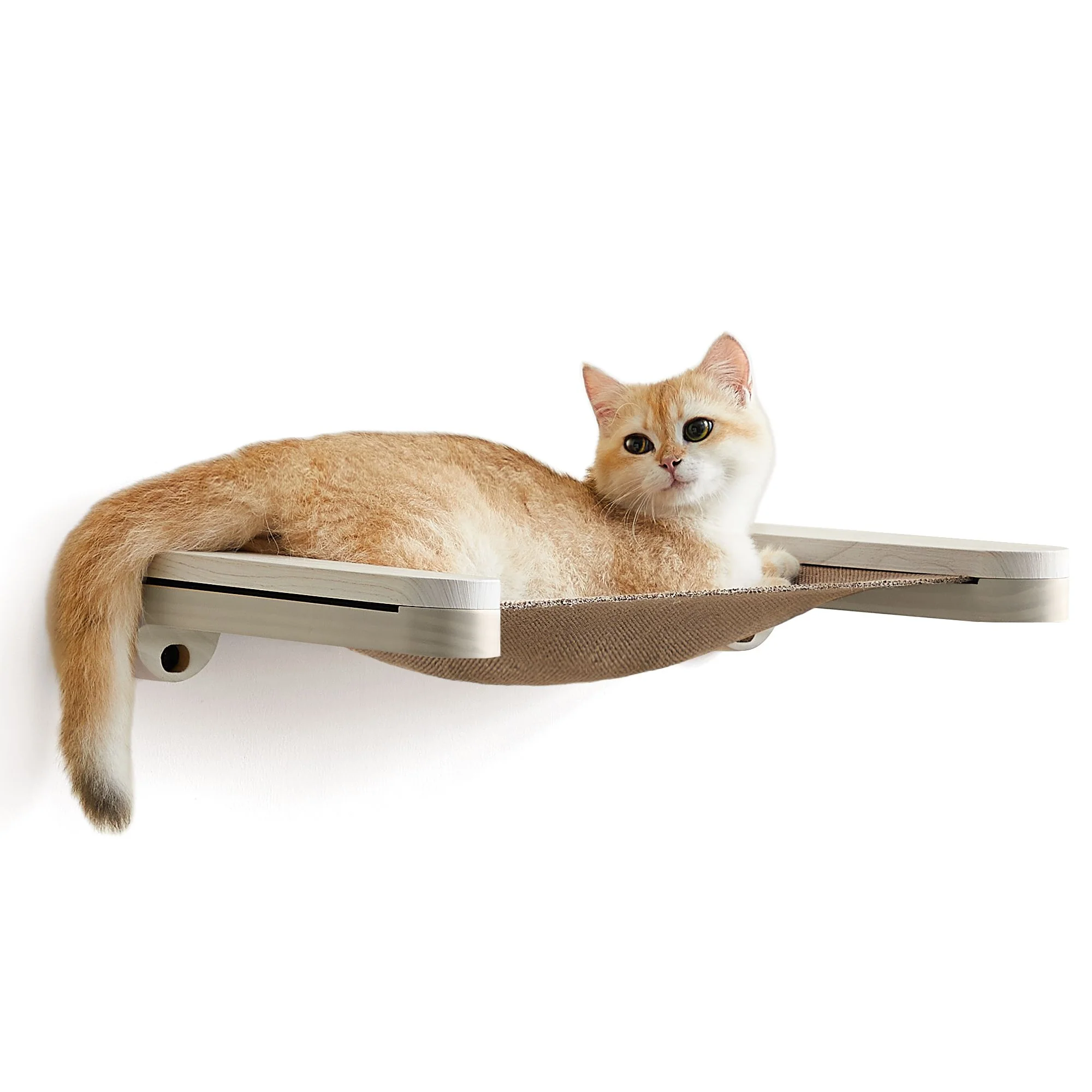 Enhanced Clickat Wall-Mounted Cat Hammock Pure