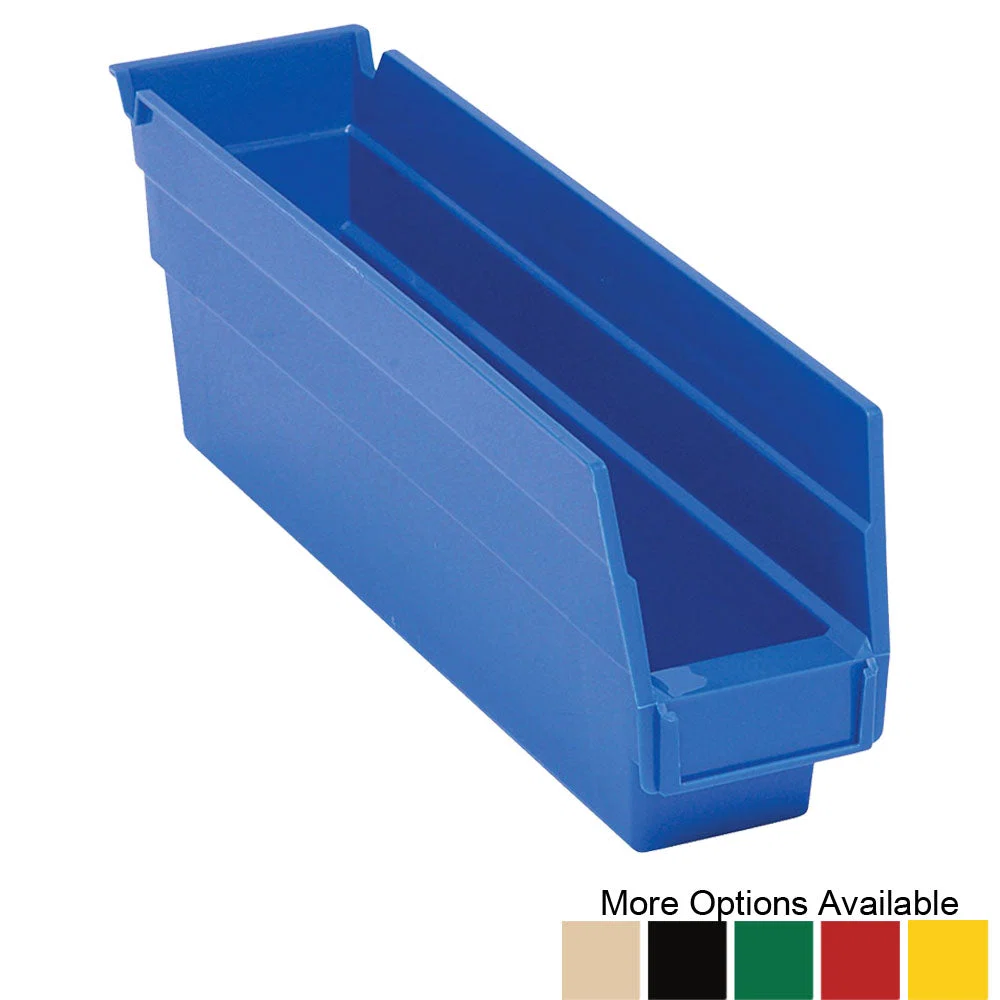Sophisticated 11-5 8 quot d x 2-3 4 quot w x 4 quot h Nesting Shelf Bins – 36 Pack Enhanced
