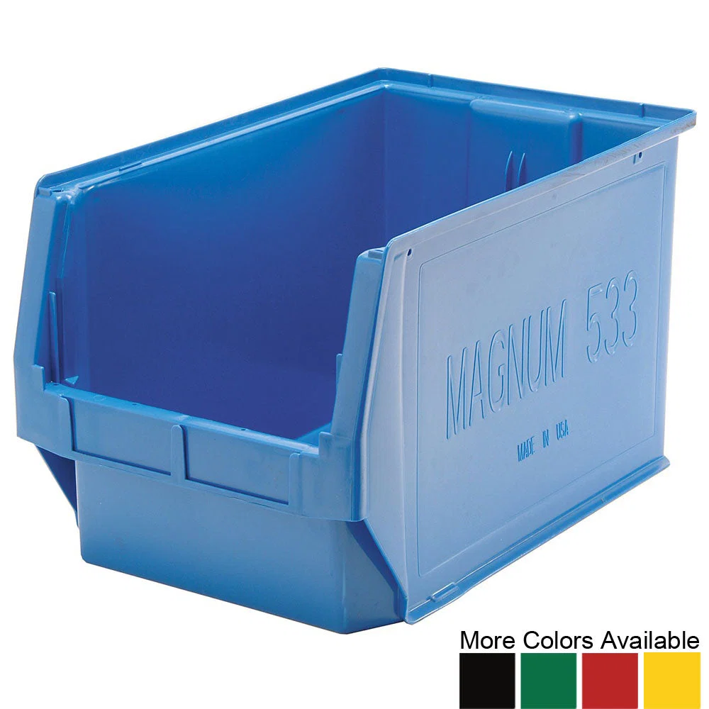 Traditional 19-3 4 quot d x 12-3 8 quot w x 11-7 8 quot h Magnum Stacking Bins – 3 Pack Proven