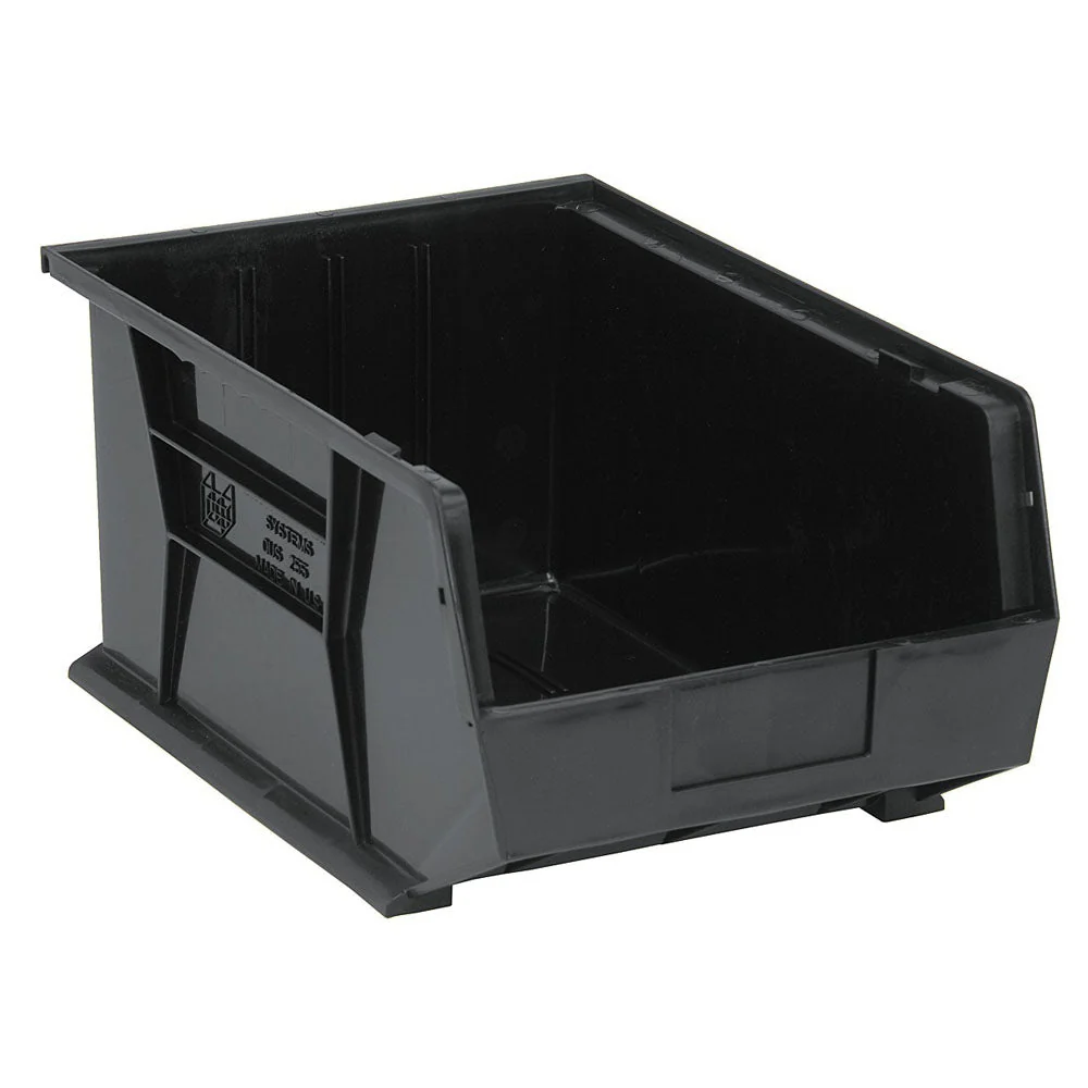 Practical 16 quot d x 11 quot w x 8 quot h Recycled Ultra Stacking and Hanging Bins – 4 Pack Casual